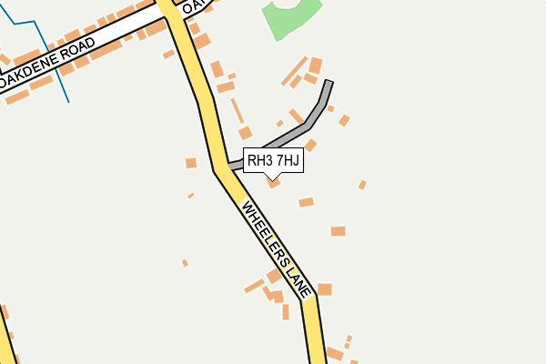 RH3 7HJ map - OS OpenMap – Local (Ordnance Survey)
