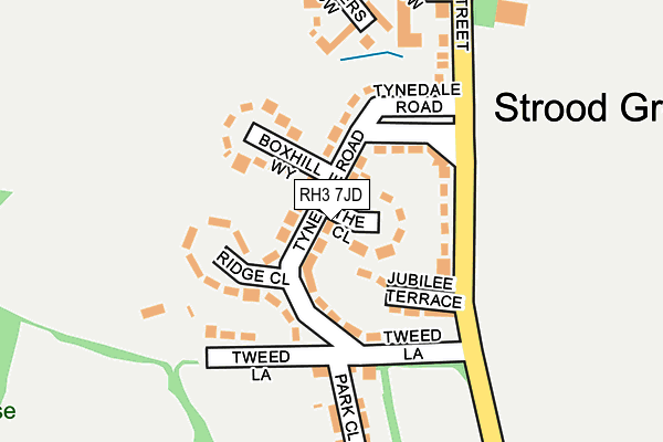 Map of AROMADORE LIMITED at local scale