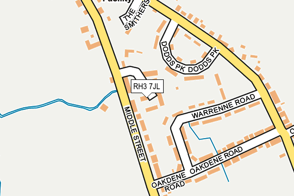 RH3 7JL map - OS OpenMap – Local (Ordnance Survey)