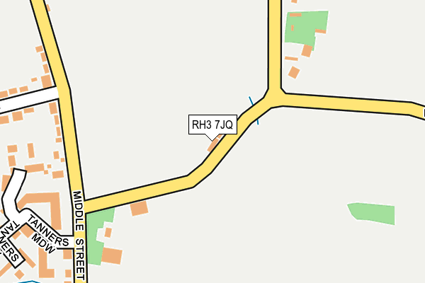 RH3 7JQ map - OS OpenMap – Local (Ordnance Survey)