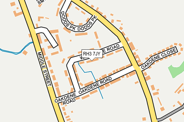RH3 7JY map - OS OpenMap – Local (Ordnance Survey)