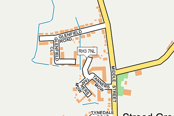 RH3 7NL map - OS OpenMap – Local (Ordnance Survey)
