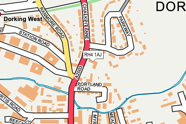 RH4 1AJ map - OS OpenMap – Local (Ordnance Survey)