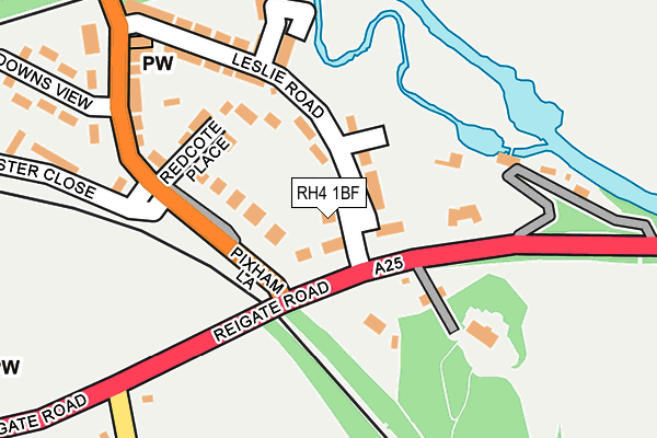 RH4 1BF map - OS OpenMap – Local (Ordnance Survey)