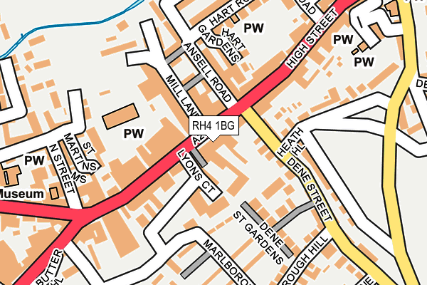 RH4 1BG map - OS OpenMap – Local (Ordnance Survey)
