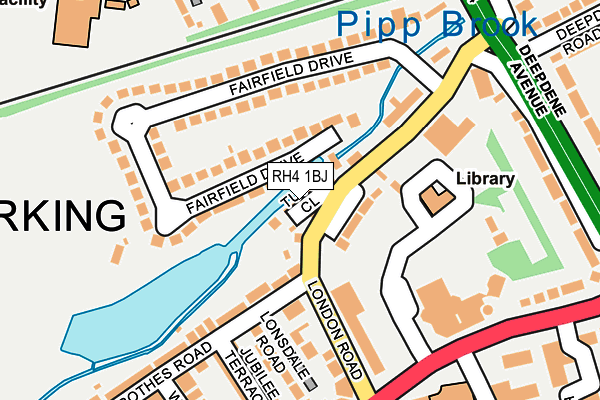 RH4 1BJ map - OS OpenMap – Local (Ordnance Survey)