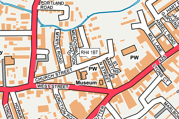 RH4 1BT map - OS OpenMap – Local (Ordnance Survey)