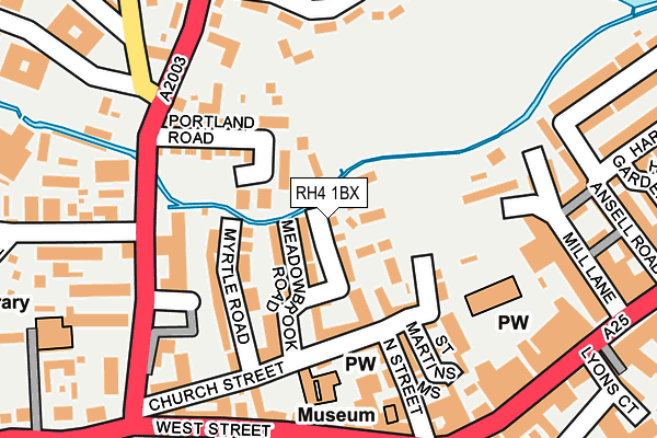 RH4 1BX map - OS OpenMap – Local (Ordnance Survey)