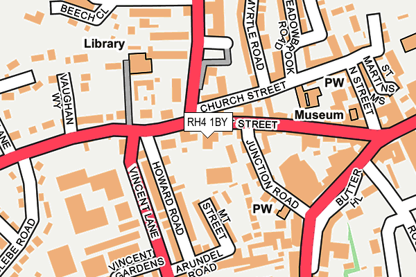 RH4 1BY map - OS OpenMap – Local (Ordnance Survey)