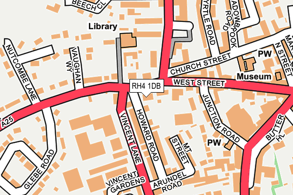 RH4 1DB map - OS OpenMap – Local (Ordnance Survey)