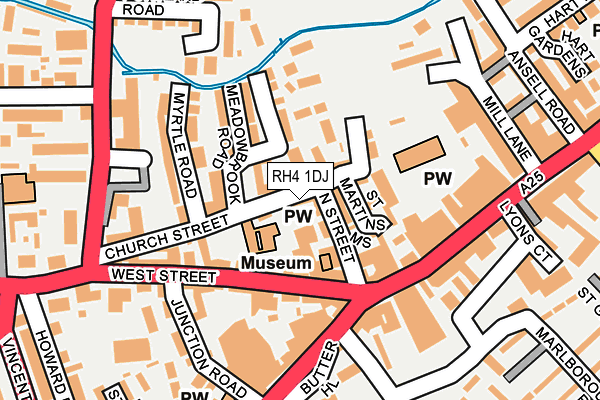 RH4 1DJ map - OS OpenMap – Local (Ordnance Survey)