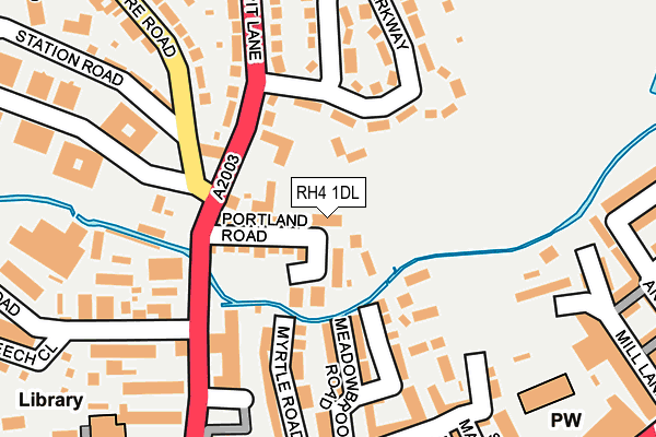 RH4 1DL map - OS OpenMap – Local (Ordnance Survey)