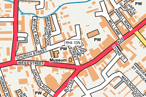 RH4 1DN map - OS OpenMap – Local (Ordnance Survey)