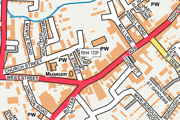 RH4 1DP map - OS OpenMap – Local (Ordnance Survey)