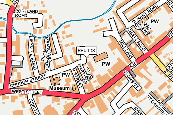 RH4 1DS map - OS OpenMap – Local (Ordnance Survey)