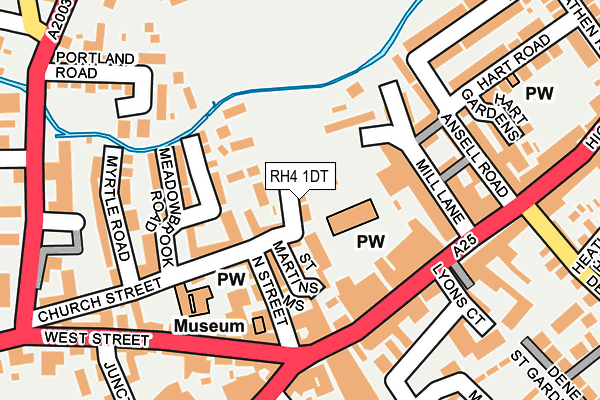 RH4 1DT map - OS OpenMap – Local (Ordnance Survey)
