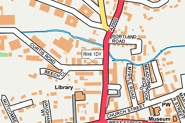 RH4 1DY map - OS OpenMap – Local (Ordnance Survey)
