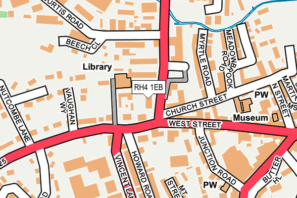 RH4 1EB map - OS OpenMap – Local (Ordnance Survey)