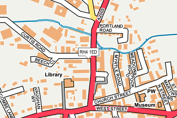 RH4 1ED map - OS OpenMap – Local (Ordnance Survey)