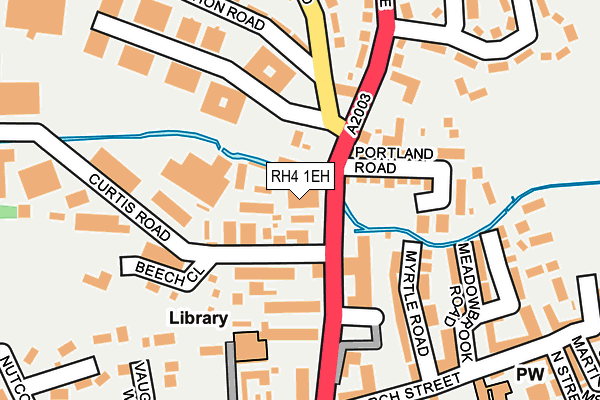 RH4 1EH map - OS OpenMap – Local (Ordnance Survey)