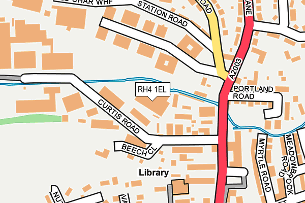 RH4 1EL map - OS OpenMap – Local (Ordnance Survey)