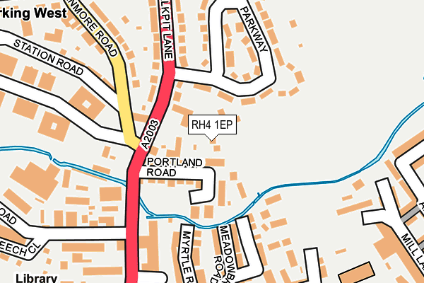 RH4 1EP map - OS OpenMap – Local (Ordnance Survey)