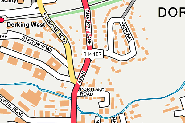 RH4 1ER map - OS OpenMap – Local (Ordnance Survey)