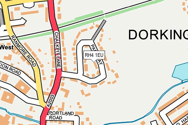 RH4 1EU map - OS OpenMap – Local (Ordnance Survey)