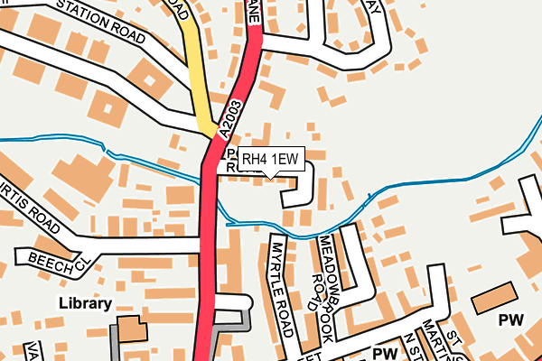 RH4 1EW map - OS OpenMap – Local (Ordnance Survey)