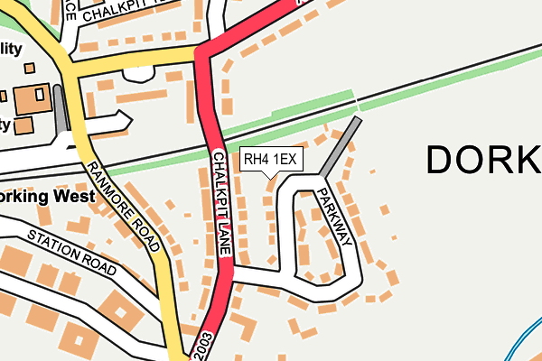 RH4 1EX map - OS OpenMap – Local (Ordnance Survey)