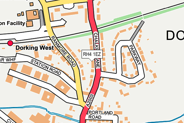 RH4 1EZ map - OS OpenMap – Local (Ordnance Survey)