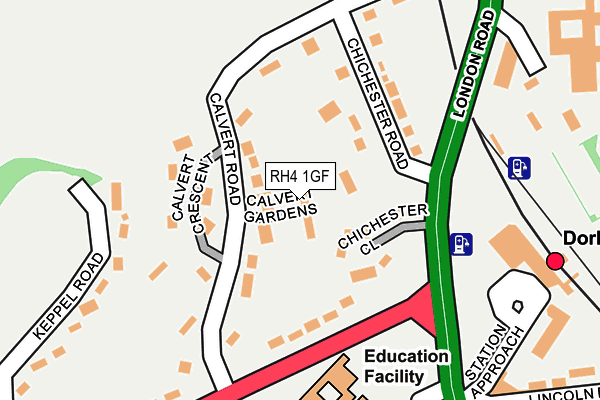 RH4 1GF map - OS OpenMap – Local (Ordnance Survey)