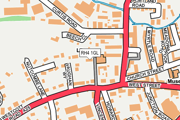 RH4 1GL map - OS OpenMap – Local (Ordnance Survey)