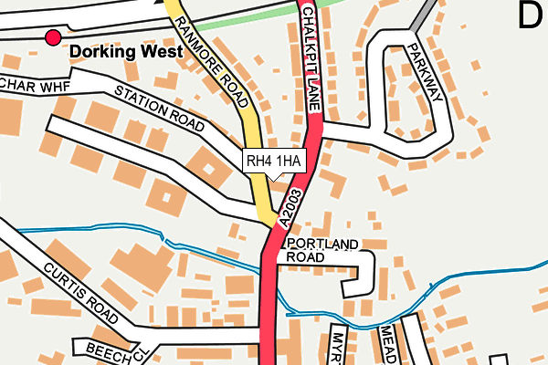 RH4 1HA map - OS OpenMap – Local (Ordnance Survey)