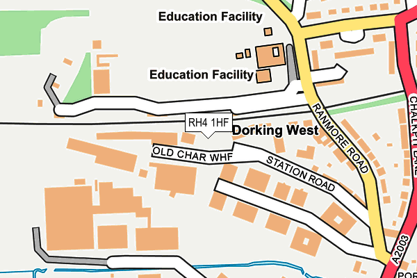 RH4 1HF map - OS OpenMap – Local (Ordnance Survey)