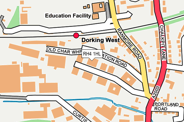 RH4 1HL map - OS OpenMap – Local (Ordnance Survey)