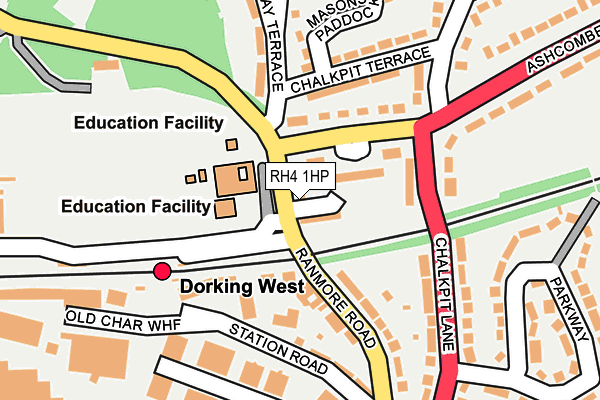 RH4 1HP map - OS OpenMap – Local (Ordnance Survey)