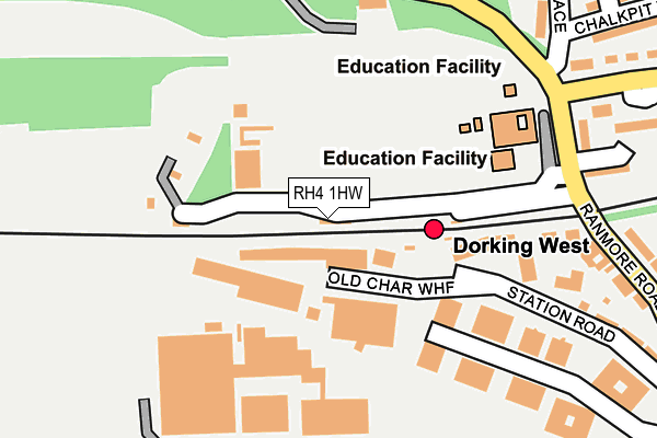 RH4 1HW map - OS OpenMap – Local (Ordnance Survey)