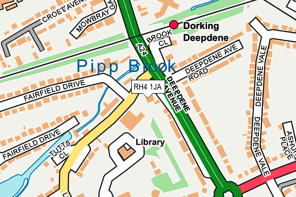 RH4 1JA map - OS OpenMap – Local (Ordnance Survey)