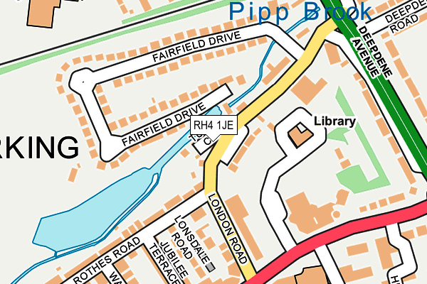 RH4 1JE map - OS OpenMap – Local (Ordnance Survey)