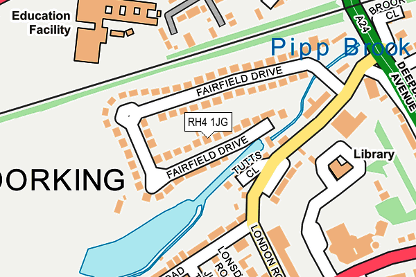 RH4 1JG map - OS OpenMap – Local (Ordnance Survey)