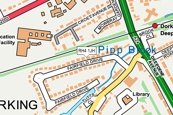 RH4 1JH map - OS OpenMap – Local (Ordnance Survey)