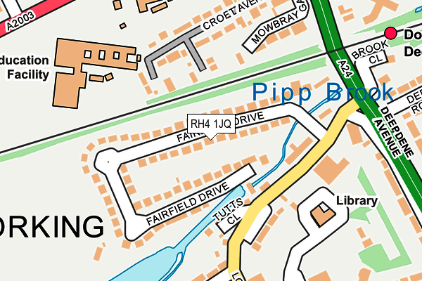 RH4 1JQ map - OS OpenMap – Local (Ordnance Survey)