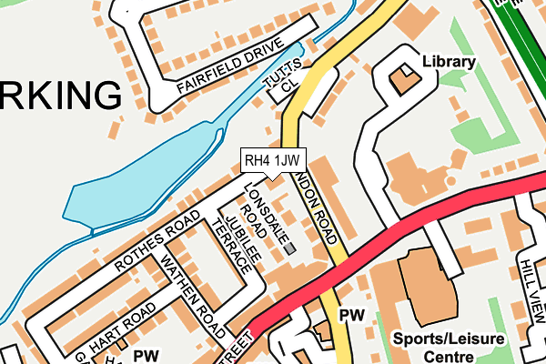 RH4 1JW map - OS OpenMap – Local (Ordnance Survey)