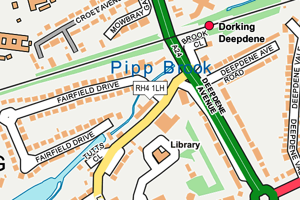 RH4 1LH map - OS OpenMap – Local (Ordnance Survey)