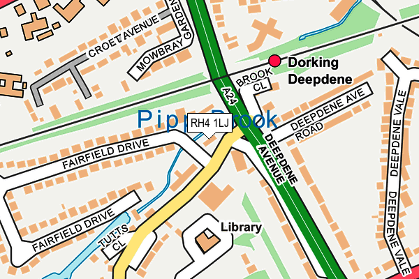RH4 1LJ map - OS OpenMap – Local (Ordnance Survey)