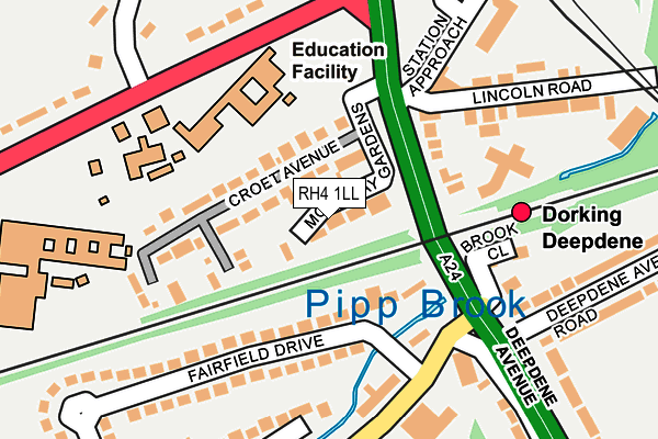 RH4 1LL map - OS OpenMap – Local (Ordnance Survey)