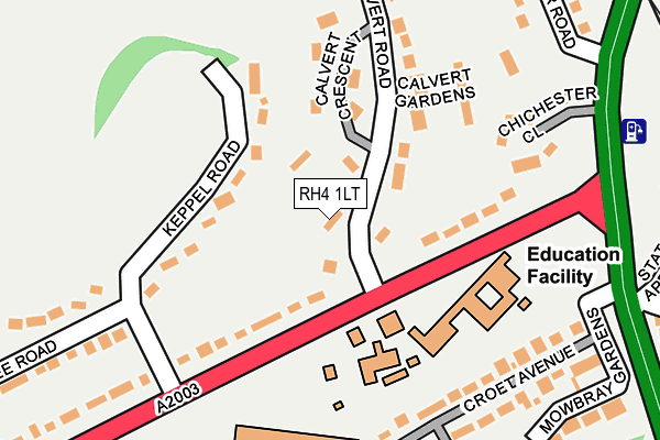 RH4 1LT map - OS OpenMap – Local (Ordnance Survey)