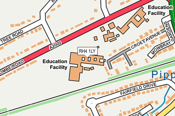 RH4 1LY map - OS OpenMap – Local (Ordnance Survey)