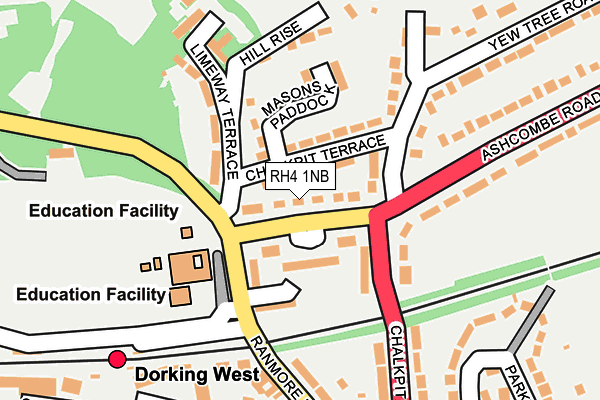 RH4 1NB map - OS OpenMap – Local (Ordnance Survey)